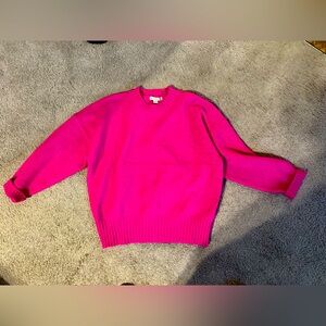Hyfve vibrant hot pink sweater